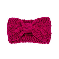 Thumbnail for WINTER CROCHET BOW TWISTED HEAD BAND