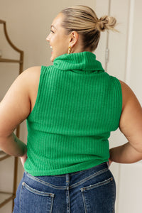 Thumbnail for Before You Go Sleeveless Turtleneck Sweater