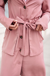Thumbnail for First Day Of Spring Jacket in Dusty Mauve