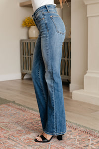 Thumbnail for Genevieve Mid Rise Vintage Bootcut Jeans