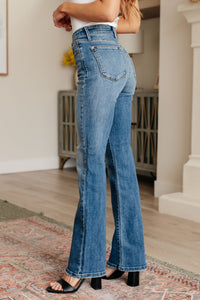 Thumbnail for Genevieve Mid Rise Vintage Bootcut Jeans