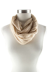 Thumbnail for TWO TONED INFINITY SCARF