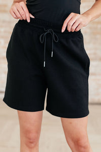 Thumbnail for Settle In Dad Shorts in Black