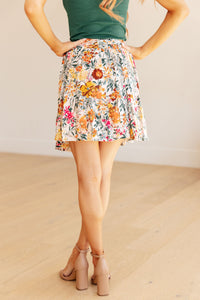Thumbnail for Spring Fields Floral Skirt