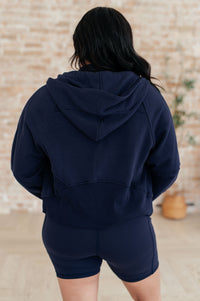 Thumbnail for Sun or Shade Zip Up Jacket in Navy