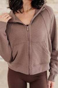 Thumbnail for Sun or Shade Zip Up Jacket in Smokey Brown