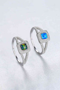 Thumbnail for Opal 925 Sterling Silver Split Shank Ring