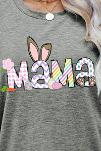 Thumbnail for Easter MAMA Graphic Round Neck T-Shirt