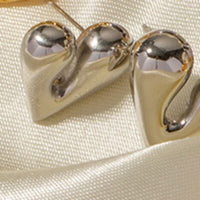 Thumbnail for Heart Shape Stainless Steel Stud Earrings