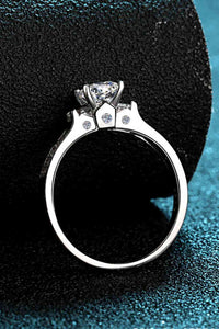 Thumbnail for Lucky Charm Moissanite Rhodium-Plated Ring