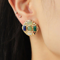 Thumbnail for Heart & Geometric Alloy Earrings