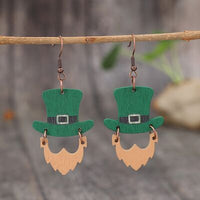 Thumbnail for Wooden Hat Shape Dangle Earrings