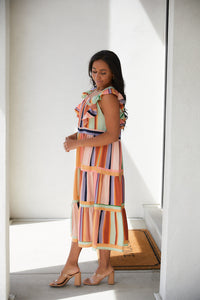 Thumbnail for Painted Palette Midi Dress