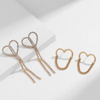 Thumbnail for Heart Shape Gold-Plated Alloy Earrings