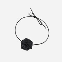 Thumbnail for PU Leather Rope Rose Shape Necklace