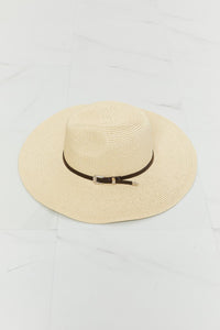 Thumbnail for Fame Boho Summer Straw Fedora Hat