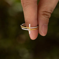 Thumbnail for Cross Zircon 925 Sterling Silver Ring