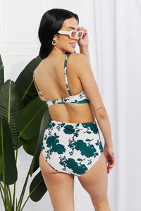 Thumbnail for Marina West Swim Take A Dip Twist High-Rise Bikini in Forest