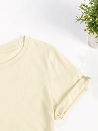 Thumbnail for Lucky Clover Sequin Round Neck T-Shirt