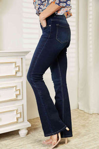 Thumbnail for Kancan Full Size High Rise Wide Waistband Bootcut Jeans