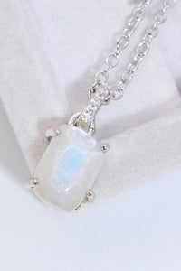 Thumbnail for Natural Moonstone 4-Prong Pendant Necklace