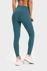 Thumbnail for Highly Stretchy Wide Waistband Yoga Leggings