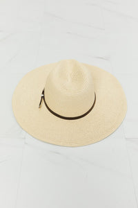 Thumbnail for Fame Boho Summer Straw Fedora Hat