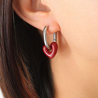 Thumbnail for Heart Titanium Steel Earrings