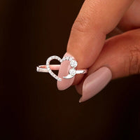 Thumbnail for Heart Shape 925 Sterling Silver Ring