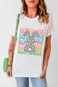 Thumbnail for HAPPY EASTER Round Neck Short Sleeve T-Shirt