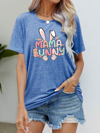 Thumbnail for MAMA BUNNY Easter Graphic Short Sleeve Tee
