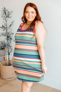 Thumbnail for Summer Lovin' Striped Tank Dress