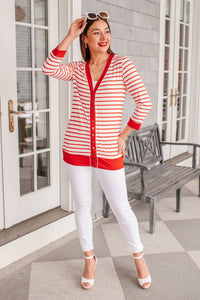Thumbnail for Have You Heard Cardigan in Red