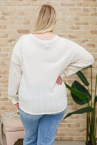 Thumbnail for Keep Me Here Knit Sweater in Cream