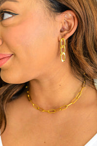 Thumbnail for Linked Up Paperclip Earrings