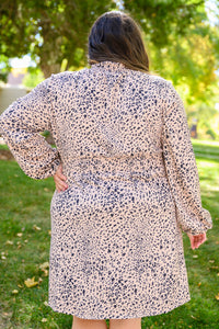 Thumbnail for Ophelia Animal Print Shirred Waist Dress