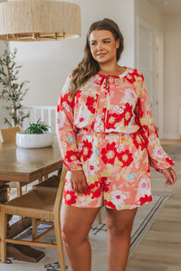 Thumbnail for Rare Beauty Floral Romper