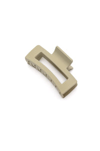 Thumbnail for Rectangle Claw Clip in Matte Ivory