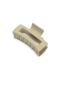 Thumbnail for Rectangle Claw Clip in Matte Ivory