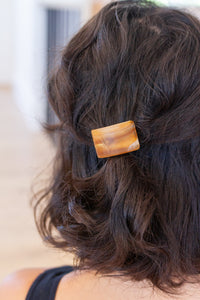 Thumbnail for Rectangle Cuff Hair Tie Elastic in Amber