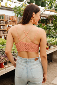 Thumbnail for So This is Love Bralette in Coral Haze