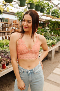 Thumbnail for So This is Love Bralette in Coral Haze