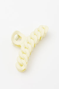 Thumbnail for Spiral Claw Clip in Light Yellow