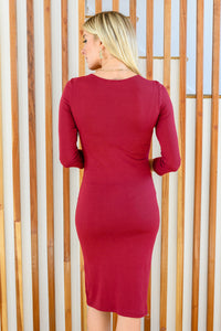 Thumbnail for Sure To Fall In Love Bodycon Dress