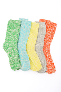 Thumbnail for Sweet Socks Heathered Scrunch Socks