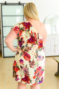 Thumbnail for Total Wonder One Shoulder Floral Dress