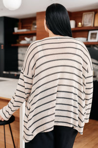 Thumbnail for Weekend Adventure Striped Longline Cardigan