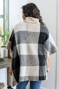 Thumbnail for Your Next Favorite Roll Neck Sweater Poncho