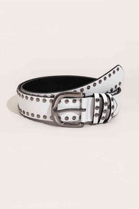 Thumbnail for PU Leather Studded Belt