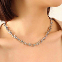 Thumbnail for Chunky Chain Titanium Steel Necklace